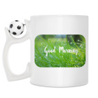 Кружка с футбольным мячиком