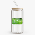 Банка с бамбуковой крышкой