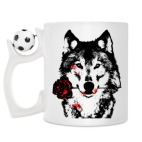 Кружка с футбольным мячиком