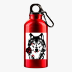 Металлическая бутылка 400 мл UV-DTF