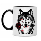 Кружка двухцветная