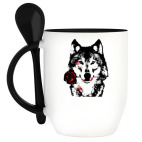 Кружка с ложкой