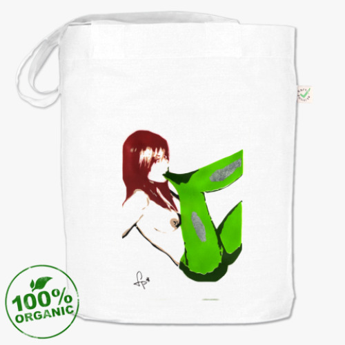 Сумка шоппер с принтом Сексуальная девушка