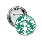 Значок 37 мм Shingeki no Kyojin Леви Starbucks