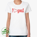 Женская футболка органик