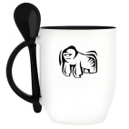 Кружка с ложкой