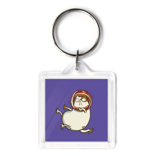 Брелок с принтом Астрокот (№26)