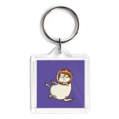 Брелок с принтом Астрокот (№26)