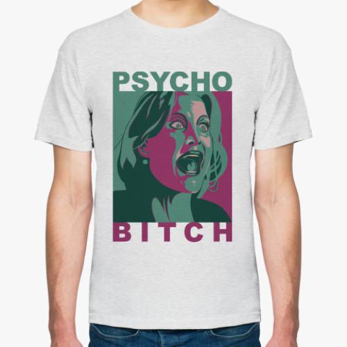 Футболка с принтом Psycho Bitch