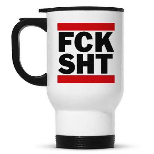 Кружка-термос с принтом F*ck Sh*t