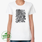 Женская футболка органик