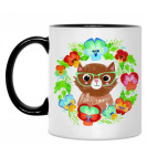 Кружка двухцветная