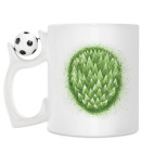 Кружка с футбольным мячиком