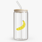 Банка с бамбуковой крышкой