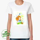 Женская футболка органик