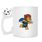 Кружка с футбольным мячиком