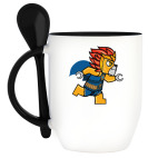 Кружка с ложкой