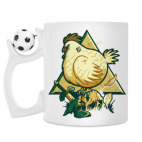 Кружка с футбольным мячиком