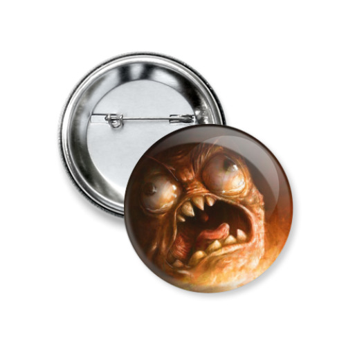 Значок 37мм FFUUUU face или Ffruustration