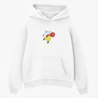 Толстовка худи оверсайз