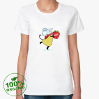 Женская футболка органик