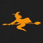 Симпатичная ведьма на Хэллоуин