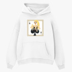 Толстовка худи оверсайз