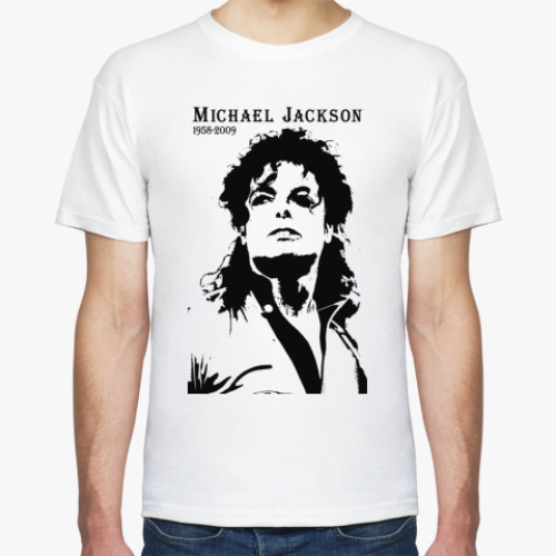 Футболка с принтом Майкл Джексон