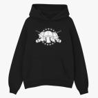 Толстовка худи оверсайз