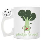 Кружка с футбольным мячиком