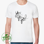 Мужская футболка органик