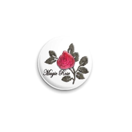 Значок 25мм  Magic Rose