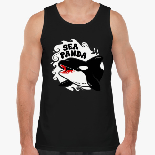 Майка с принтом Sea Panda