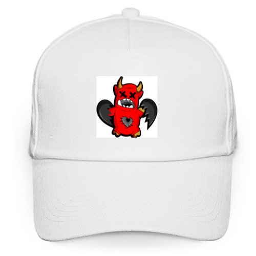 Кепка бейсболка с принтом Дьяволёнок