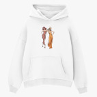 Толстовка худи оверсайз