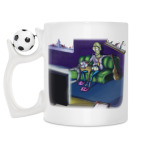 Кружка с футбольным мячиком