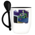 Кружка с ложкой