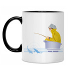 Кружка двухцветная