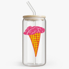 Банка с бамбуковой крышкой