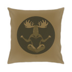 Подушка 35x35 см Animal Zen: M is for Moose