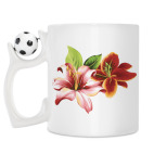 Кружка с футбольным мячиком