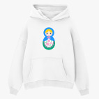 Толстовка худи оверсайз