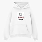 Толстовка худи оверсайз