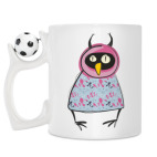 Кружка с футбольным мячиком