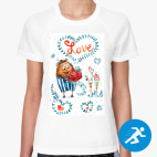 Женская спортивная футболка