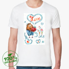 Мужская футболка органик