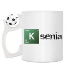 Кружка с футбольным мячиком