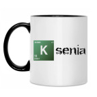 Кружка двухцветная