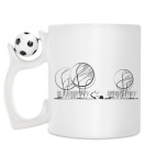 Кружка с футбольным мячиком
