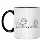 Кружка двухцветная